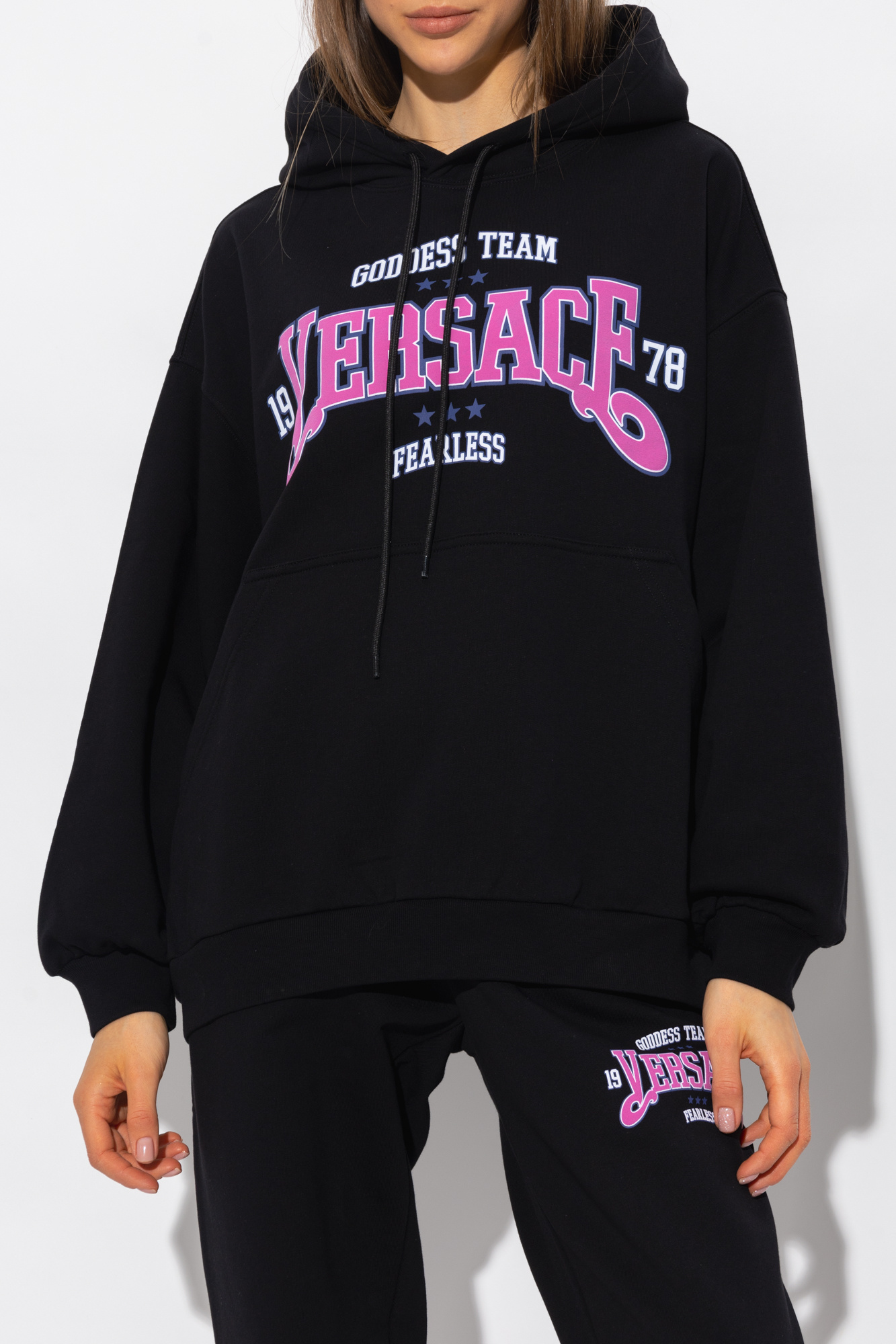 Versace Printed hoodie Women s Clothing Vitkac